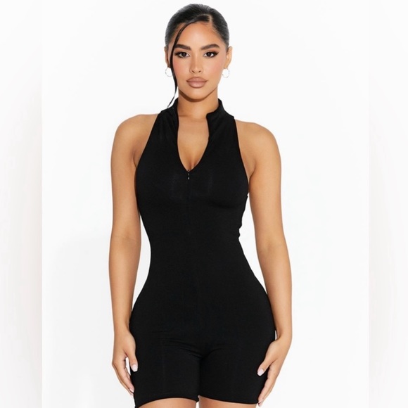 NWOT | NAKED WARDROBE | JUST ZIP IT ROMPER - Picture 1 of 6